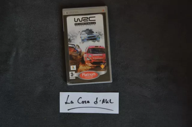 ₪ PAS DE JEU ₪ Boite VIDE de PSP FR - WRC FIA World Rally Championship
