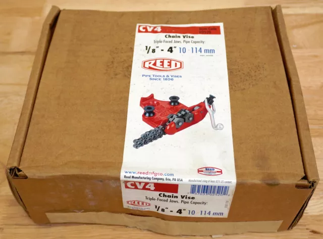 Reed Mfg 02520 CV4 Chain Vise, 1/8" - 4"