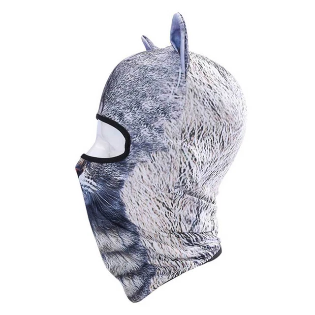 Copricapo 3D simulato animale esterno ciclismo sportivo protezione UV antivento