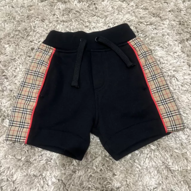 Genuine Baby Boys 6 Month Black Burberry Shorts