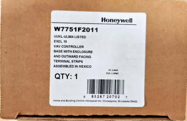 NEW Honeywell W7751F2011 Excel 10 VAV Controller