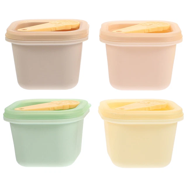 4 piezas Moldes de cubitos de hielo helado Hágalo usted mismo Moldes de hielo con palos Liberación fácil Hágalo usted mismo