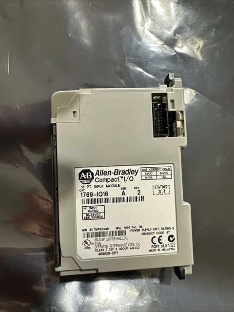 1769-IQ16 Plc Compactlogix 16 Point Input Module Rev. A,  3.1