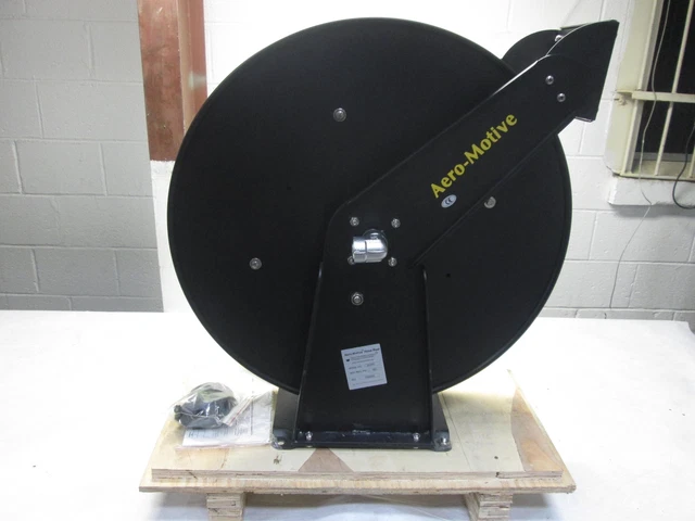Lot of 5 Aero-Motive DC400 Medium/Large Industrial Pneumatic Hose Reels 300 Psi