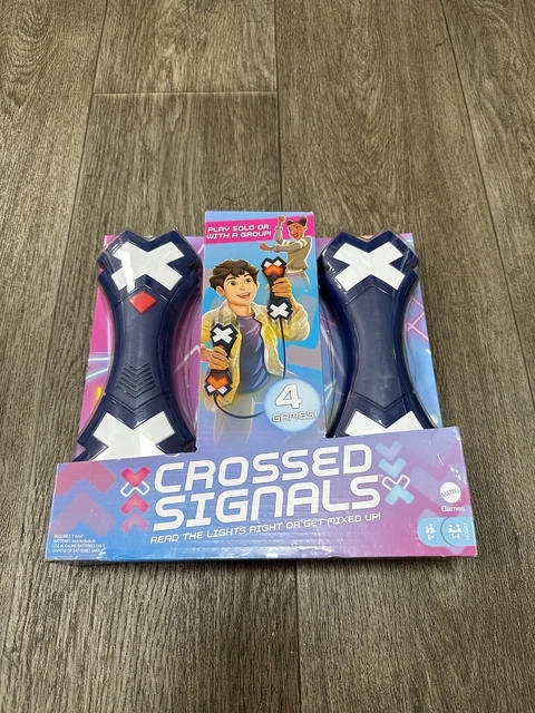Mattel Games Gioco Elettronico Crossed Signals, 4 Modalità Di Gioco, Per Bambini Dagli 8 Anni In Su