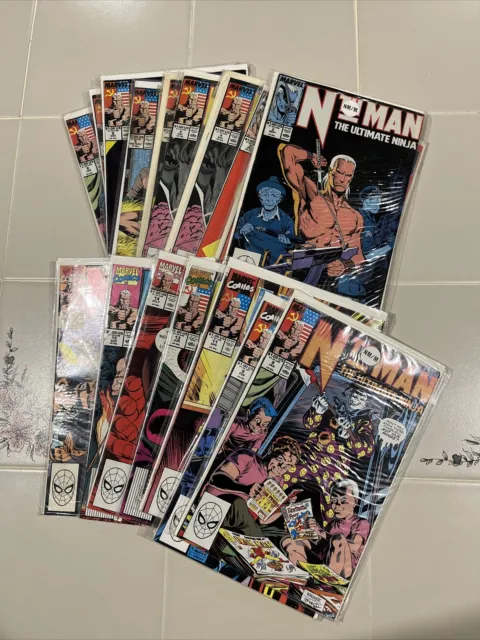 Nth Man The Ultimate Ninja mixed lot; Marvel Comics