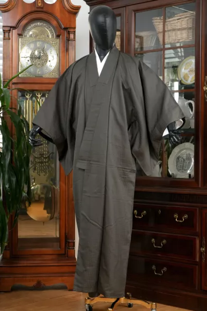 Dear Vanilla Japanese Kimono Men's Robe Gown Authentic Japan Vintage Mint
