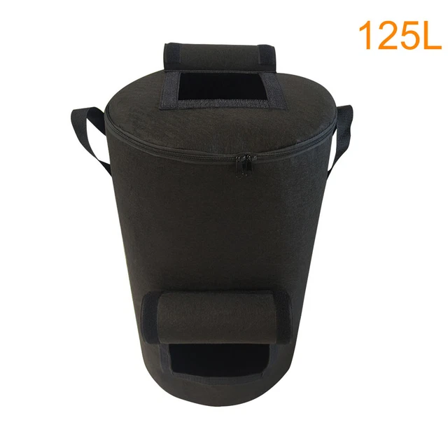 Garden Waste Organic Ferment Non Woven Fabric Portable Garbage Compost Bag Home