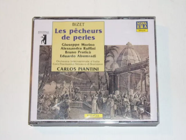 Georges Bizet – Les Pecheurs De Perles Double CD Italy 1991 NM/M NO BOOKLET!!!