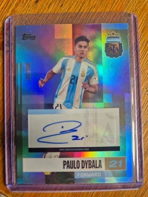 Topps Fileteado Paulo Dybala auto /25（PAULO DYBALA AUTO 3/4