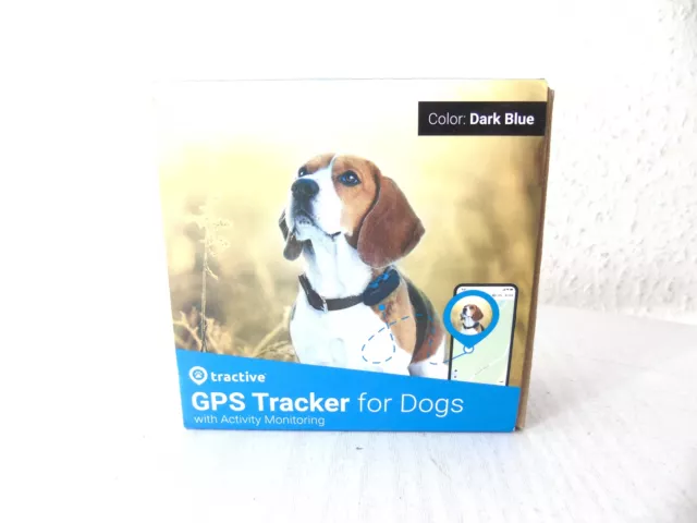 Tractive GPS Tracker 4 LTE Hund Dunkelblau Neu Rechnung MwSt