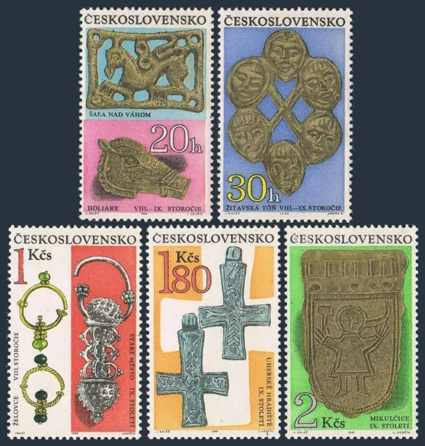 Czechoslovakia 1646-1650, MNH. Mi 1898-1902. Treasures: Bohemia & Moravia, 1969.