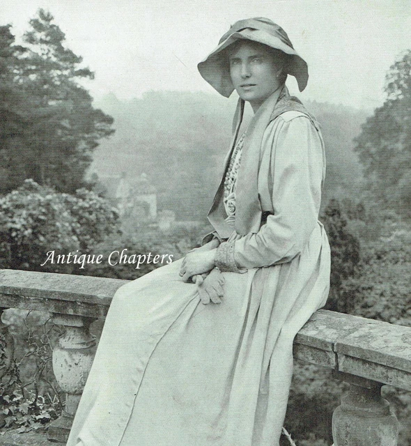 Mary Rosamond Anstruther Mrs Edward Hussey Scotney Castle 1920 Photo Article