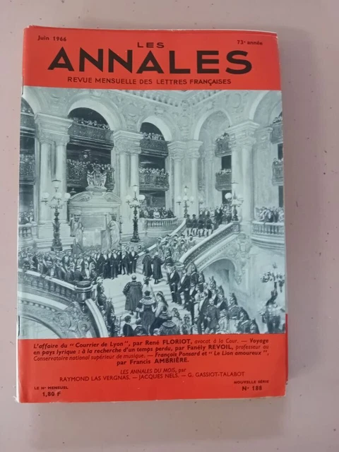 REVUE LES ANNALES des lettres françaises N° 253 | Bon état EUR 5,00