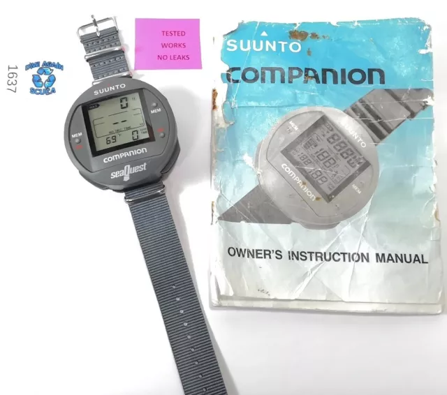 Suunto SeaQuest Companion Scuba Dive Wrist Computer Favor Fusion Octopus #1637