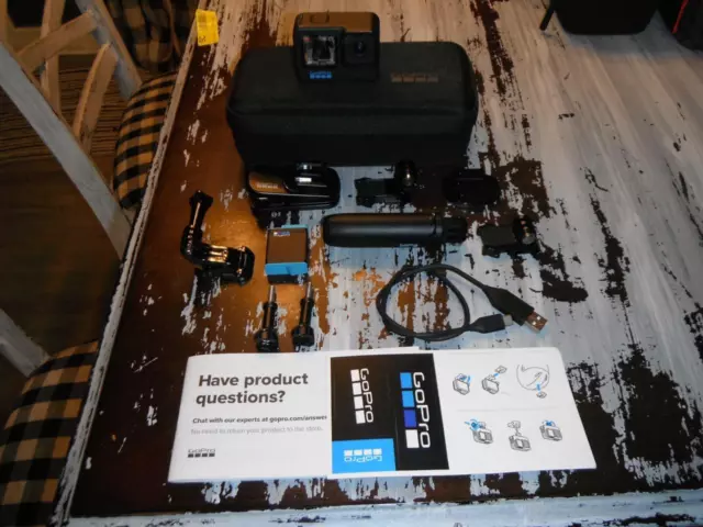 GoPro HERO10 Black 5.3K UHD Black Action Camera BIG BUNDLE