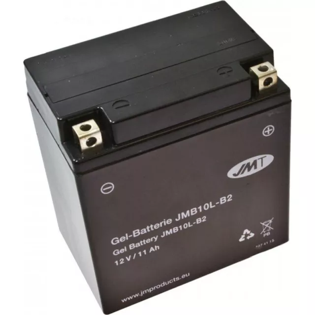 Batería de moto YB10L-B2 gel JMT batería de moto para: Piaggio Vespa GT S Sup