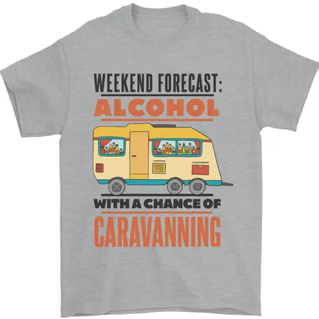 Funny Alcohol Caravanning Caravan Beer Mens T-Shirt 100% Cotton