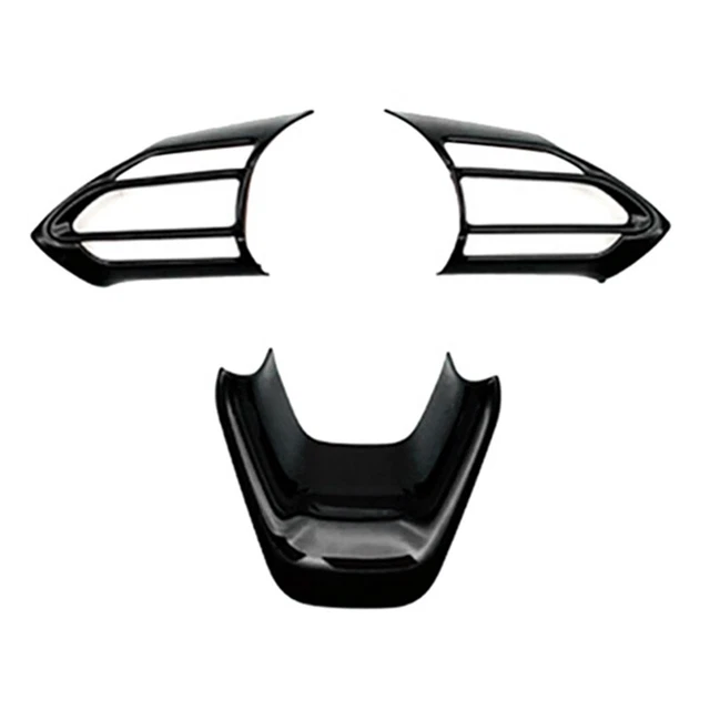 Per AQUA/PRIUS C 2020 2021 volante interno auto nero lucido H2K6