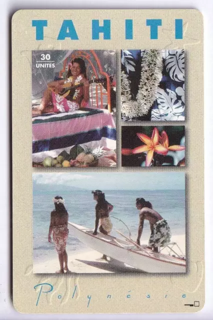 Polynesie Telecarte / Phonecard .. Pf38 30U Gem1A Tourisme Tahiti Chip/Puce C.4€