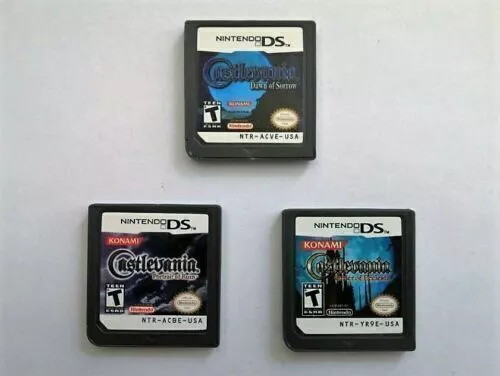 Castlevania Portrait Of Ruin/Order Of Ecclesia/Dawn Of Sorrow Game Nintendo 3DS