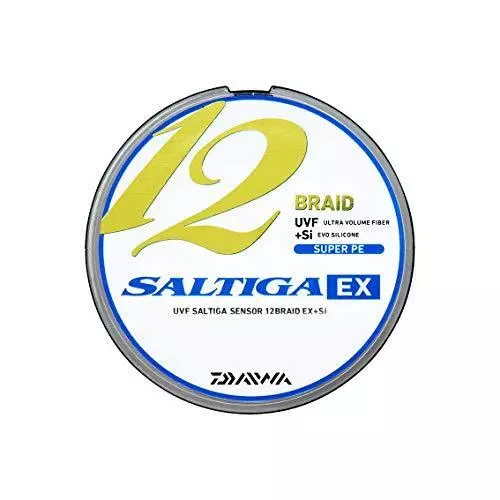 DAIWA PE Line UVF SALTIGA SENSOR 12 BRAID EX+Si #1/22lb 5 Colors 300M