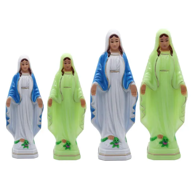 Béni Saint En Plastique Vierge Marie Statue Religieuse De Bureau Décoration