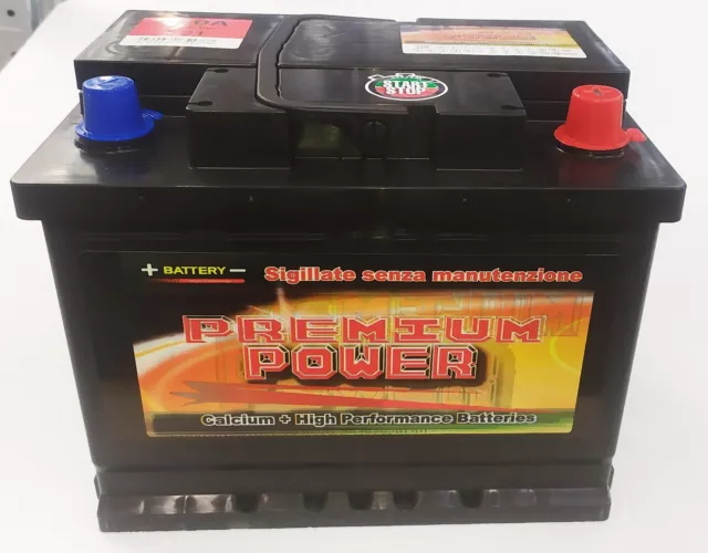 Batterie Voiture 60 Ah Efb - Véhicules Avec Start & Stop - Allumage 640A Fr