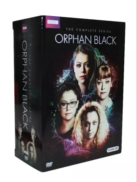 ORPHAN BLACK The Complete Series Season 1-5 ( DVD 2017 15-Disc Box Set )