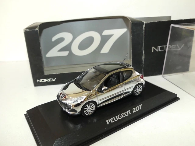 PEUGEOT 207 3 Portes CHROME NOREV 1 43 rare EUR 65 10 PicClick FR