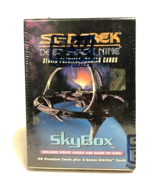 Star Trek Deep Space Nine 1993 caja de tarjetas coleccionables sellada de fábrica Skybox