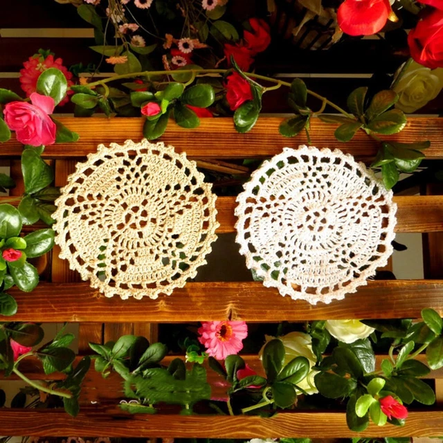 Tavolo Tappetino Sottobicchiere Cotton12-14cm Coppa Cuscino Piatto Tagliato