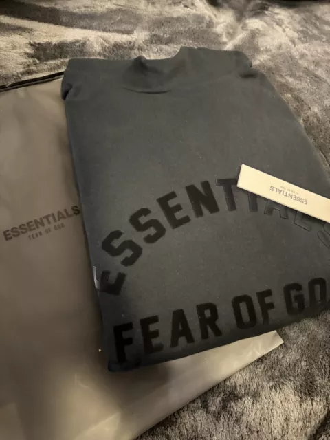 Fear of God Essentials Hoodie Black Large