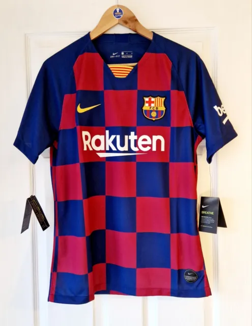 Genuine Barcelona Home Shirt 2019/20 - Size Adult Medium - Brand New With Tags