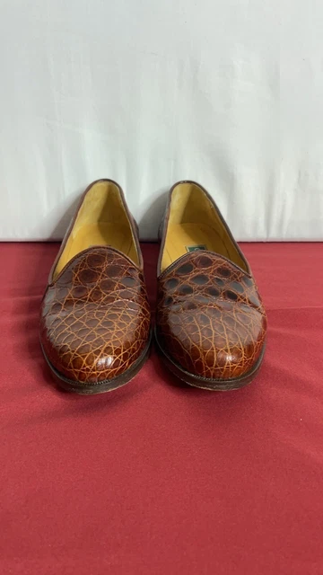cole haan alligator loafers