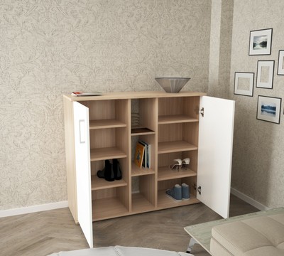 Gecheer Scarpiera Armadietto Ingresso Salvaspazio Moderna in Truciolato 25x27x102 cm,Porta Scarpe Ingresso Bianco Moderno,Mobile Armadio Scarpiera,Scarpiera Salvaspazio Verticale 