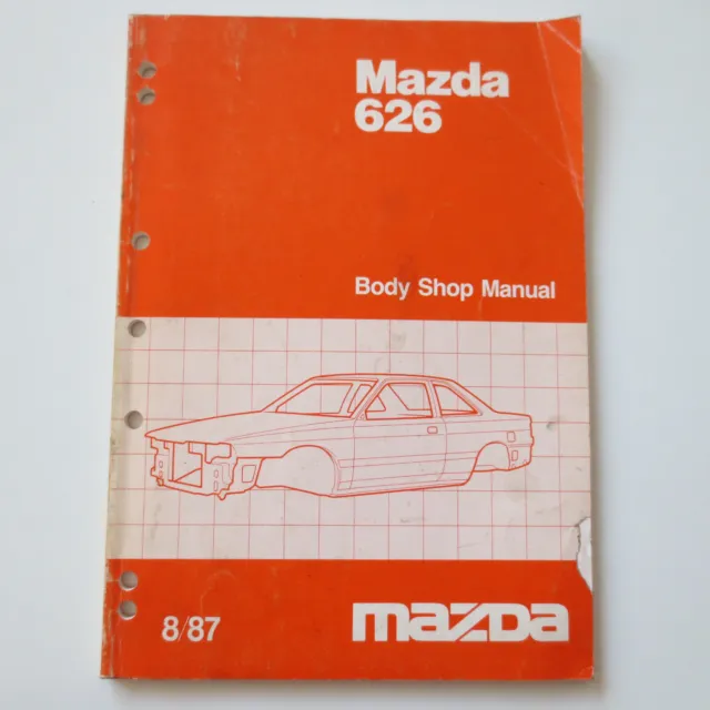 Mazda 626 Typ GD Werkstatthandbuch Karosserie Body Shop Manual Coupe Sedan Hatc.