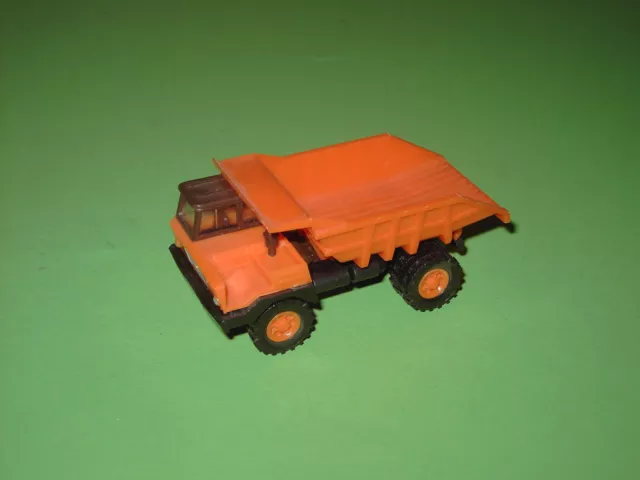 Perlini Dumper orange VEB Berlinplast  Espewe  minicar,DDR  Plasticart 1:87