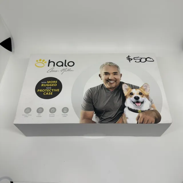 Halo with Cesar Millan Wireless Dog Fence GPS Collar Solution Open Box Medium
