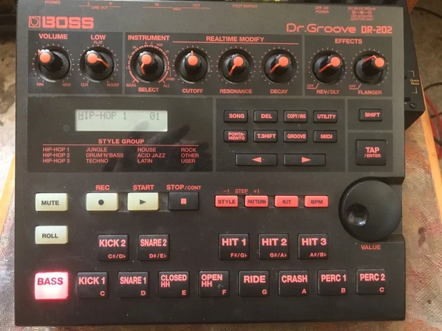 boss dr groove dr 202 