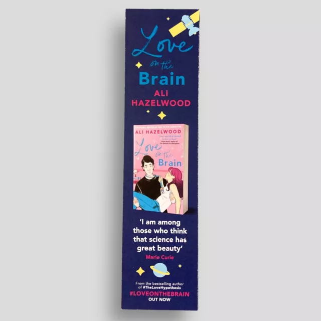 Love On The Brain Ali Hazelwood Collectible Promotional Bookmark -not the book