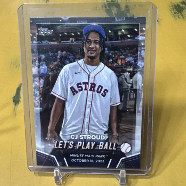 CJ STROUD 2024 Topps Series 2 Let's Play Ball SSP PB1 Astros EUR 0,92