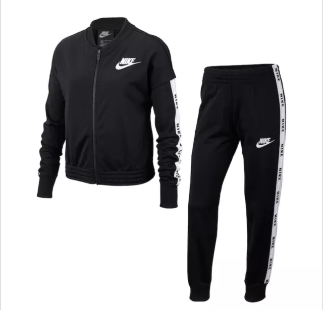 Nike Tricot Tracksuit Set Kids Small 8-9yrs Sportswear Activewear Junior Youth