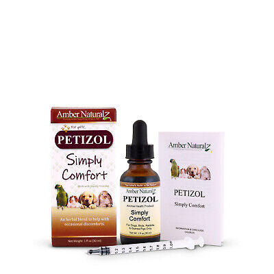 Amber Naturalz Petizol "Simply Comfort" for Occasional Canine Discomfort, 1 oz.