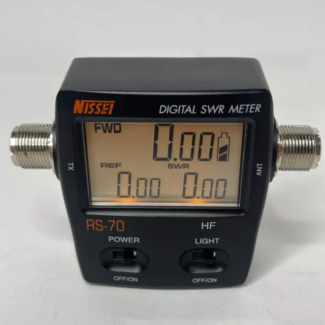 Nissei Digital SWR/Power Meter RS-70 1.6-60MHz 200w