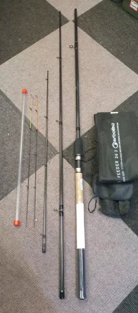 Garbolino Squad 12ft Medium Feeder Rod, 2 Carbon Tips