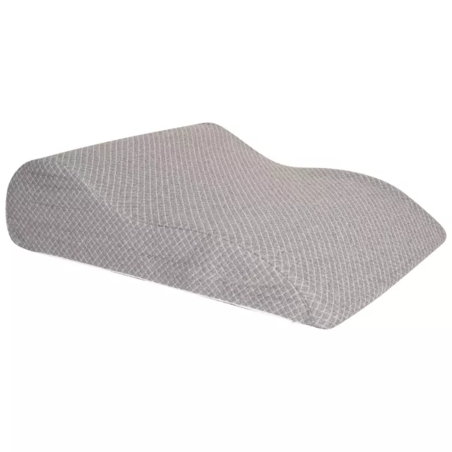 Almohada gris de espuma viscoelástica para elevar piernas reposapiés ayuda para lesiones soporte elevador de tobillo 3