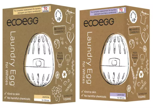 ecoegg Laundry Egg for Whites 70 Washes Lavender / Jasmine