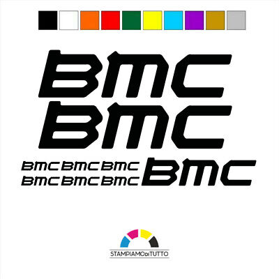 BMC KIT ADESIVI DECAL BICI BMC PRESPAZIATI ALTA QUALITÀ SCEGLI IL COLORE 