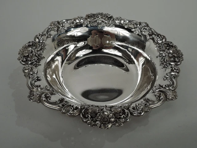 Redlich Ciotola 3982 Antico Edwardian Classica Americana Argento Sterling